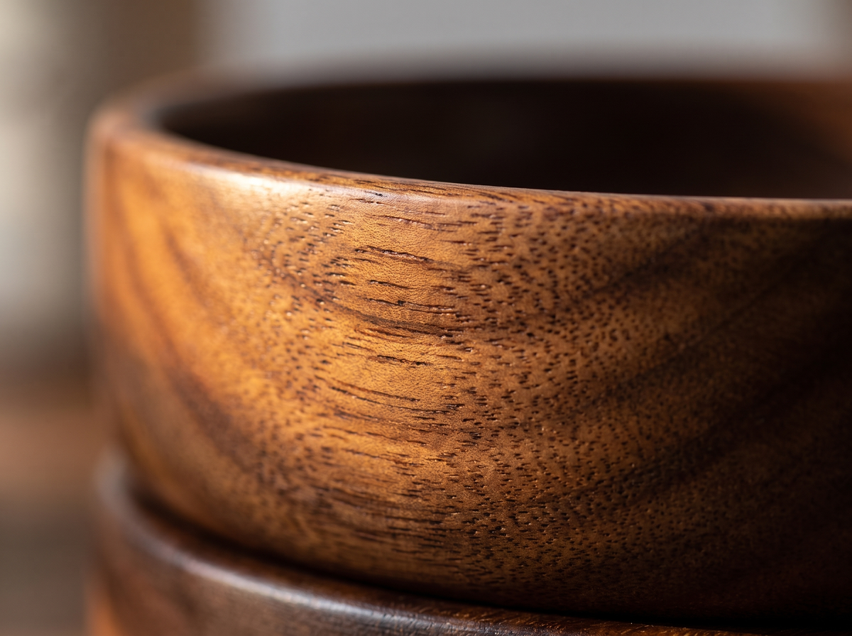 Walnut grain, up close