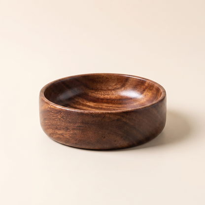 Walnut Serving Bowl — Mis Maison