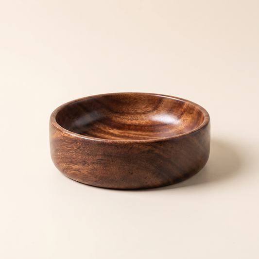 Walnut Serving Bowl — Mis Maison