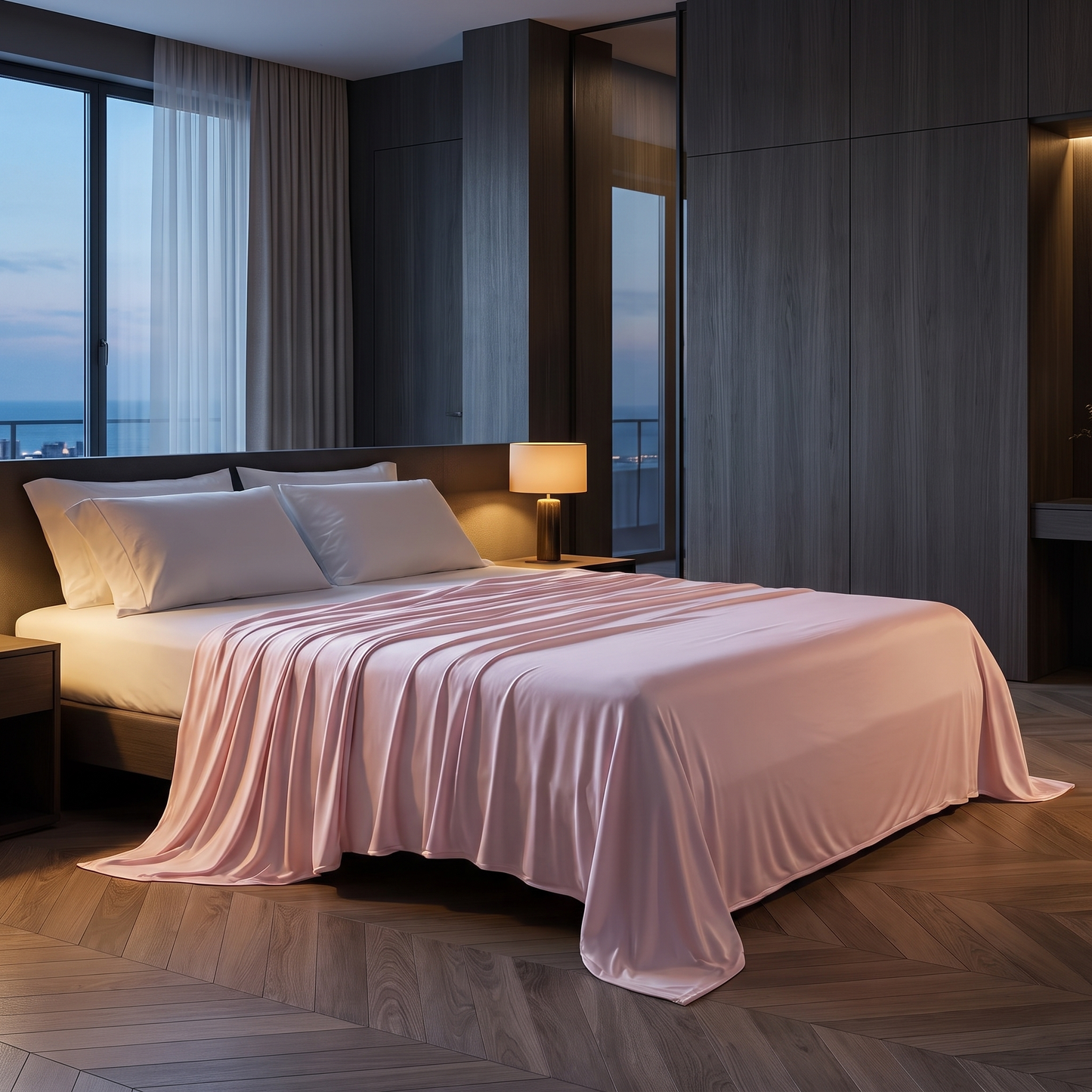 Draped, blue hour